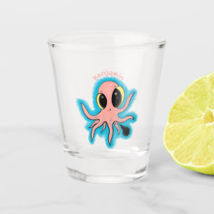 Vaso De Chupito Personalizado de pulpo para bebés, dulce y descara