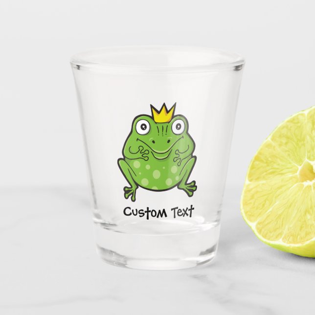 Vaso De Chupito Personalizado de ranas (Anverso)