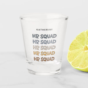 Vaso De Chupito Personalizado de Recursos Humanos Squad: regalos d