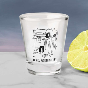 Vaso De Chupito Personalizado de reparación y servicio de coches.