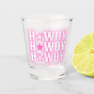 Vaso de chupito personalizado de vaquera despedida