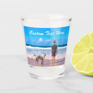 Vaso De Chupito Personalizado de vidrio de disparo Mascota persona