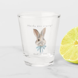 Vaso de chupito personalizado del conejo de Pascua