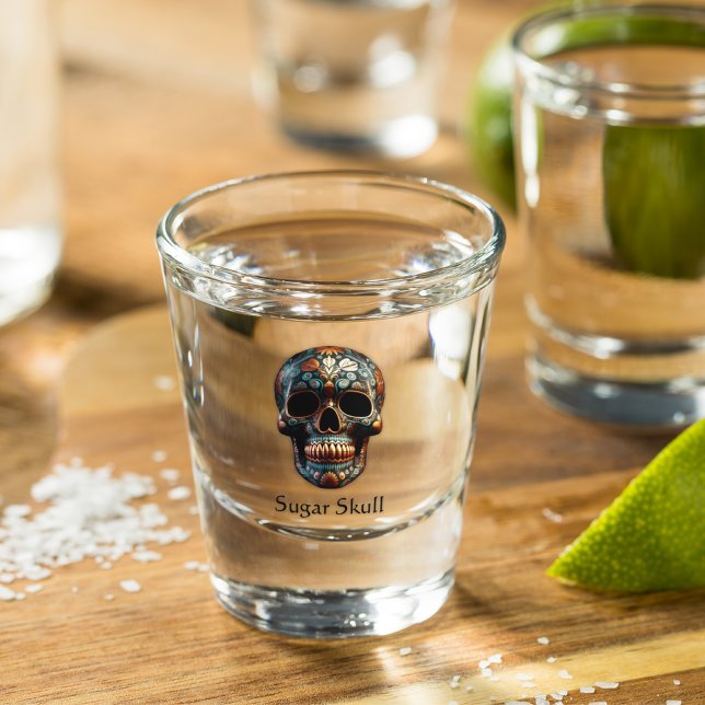 Vaso De Chupito personalizado del Día de la Calavera Muerta (Subido por el creador)