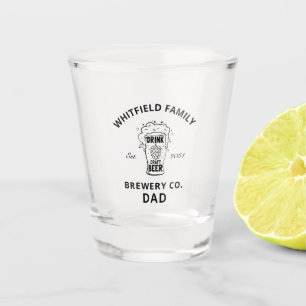 Vaso De Chupito Personalizado del Día del Padre en la Reunión Fami