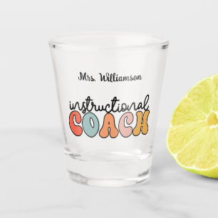 Vaso De Chupito Personalizado Entrenador de Educación Retro