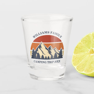 Vaso De Chupito Personalizado Familia Reunión Viaje por carretera 