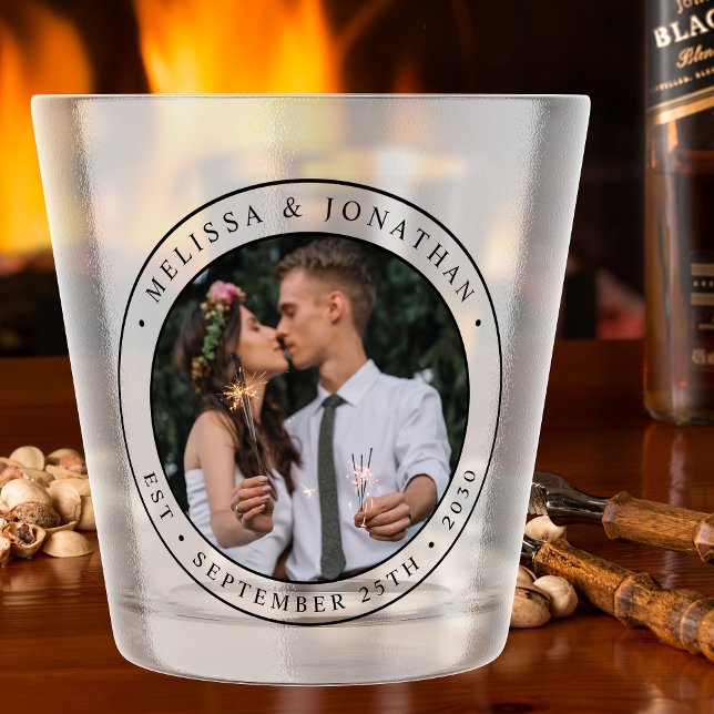 Vaso De Chupito Personalizado Foto Nueva Pareja Nombre Boda Fecha  (Subido por el creador)