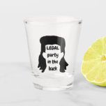 Vaso De Chupito Personalizado Funny Mullet Ilustracion Shot Glass<br><div class="desc">Crea el regalo personalizado perfecto. Añade un mensaje gracioso para que sea un regalo gracioso. Cuenta con un ilustracion de estilo personalizado de peinado de salmonete y su propio dicho o nombre.</div>