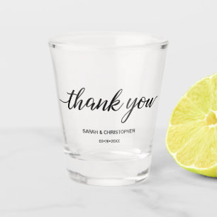 Vaso De Chupito Personalizado Gracias Boda de guiones