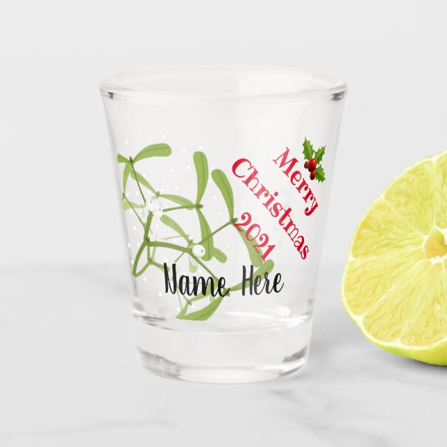 Vaso De Chupito Personalizado Impreso Navidades Personalizados Vid (Anverso)