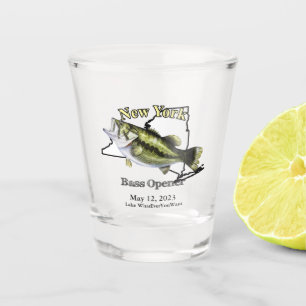Vaso De Chupito Personalizado Lake/Date New York Bass Opener
