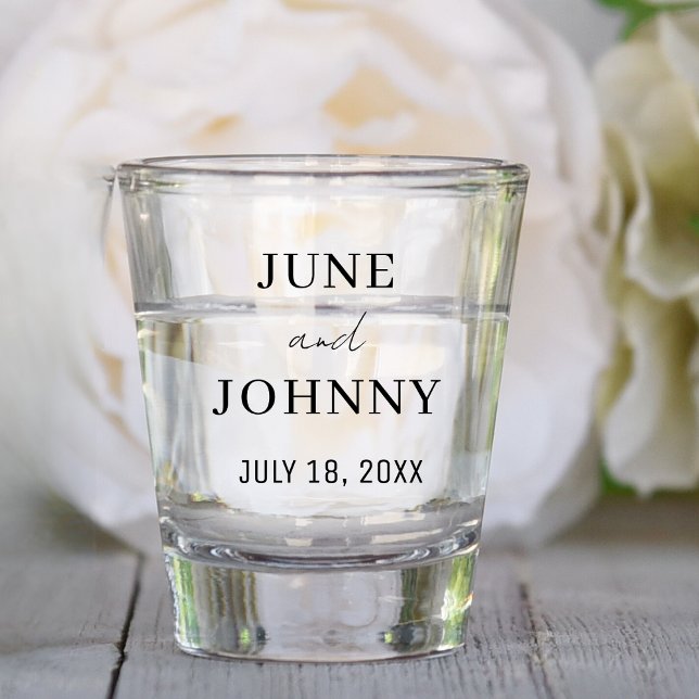 Vaso De Chupito Personalizado Limpiar Favor De Boda Para Los Invit (Subido por el creador)