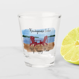Vaso De Chupito Personalizado Mi Feliz Lugar