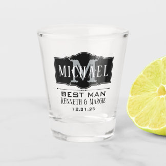 Vaso de chupito personalizado para el padrino