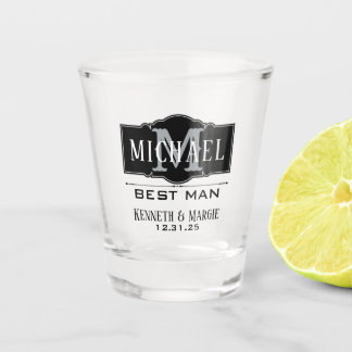 Vaso de chupito personalizado para el padrino