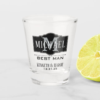 Vaso de chupito personalizado para el padrino