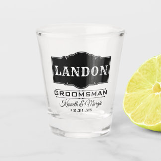 VASO DE CHUPITO PERSONALIZADO PARA PADRINO DE BODA