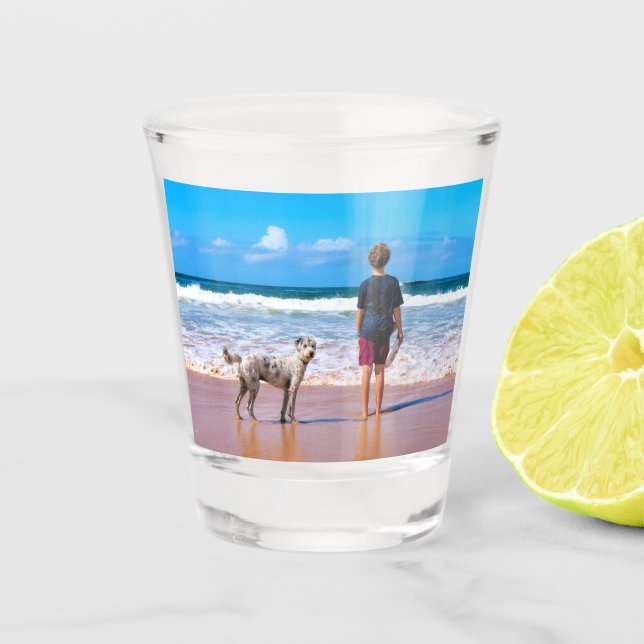 Vaso De Chupito Personalizado personalizado Regalo de vidrio de di (Anverso)
