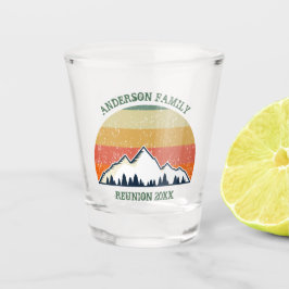 Vaso De Chupito Personalizado Reunión Familiar Hermosa naturaleza 