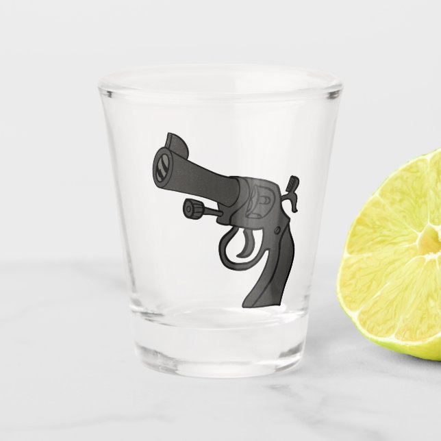 Vaso De Chupito Personalizado Revolver (Anverso)
