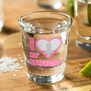 Vaso De Chupito Personalizado Te Amo Mi Novio – Agregar Foto y Nom