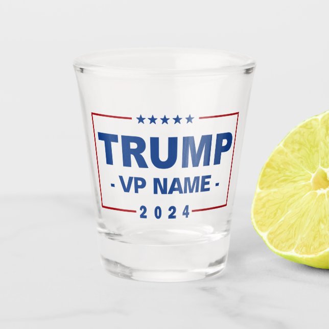 Vaso De Chupito Personalizado Trump Vicepresidente 2024 (Anverso)