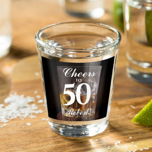 Vaso De Chupito Personalizado Whiskey Rocks Cumpleaños