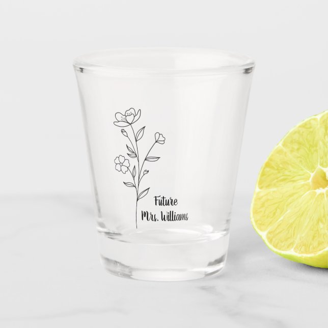 Vaso De Chupito Personalized Mrs Gifts for the bride to be cup wit (Anverso)