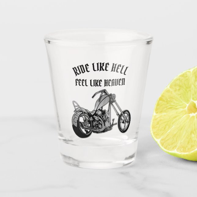 Vaso De Chupito Pesar en bicicleta (Anverso)