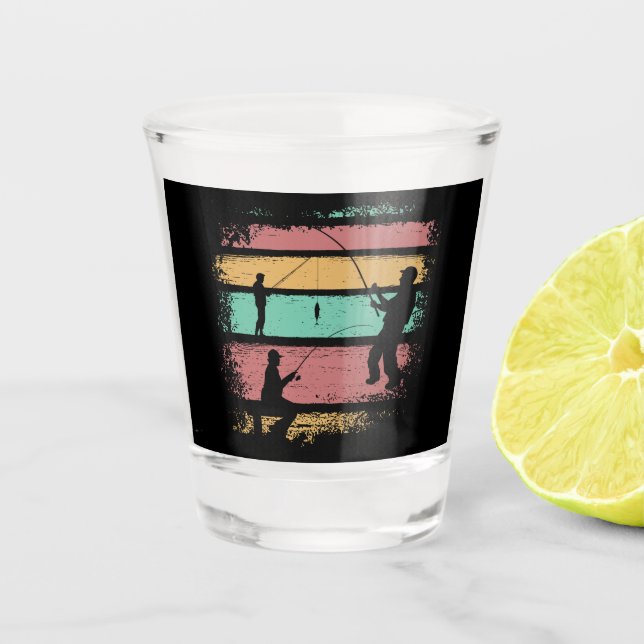 Vaso De Chupito Pesca de época (Anverso)