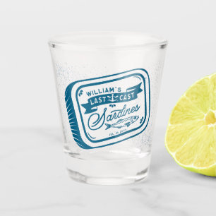 Vaso De Chupito Pesca de Sardinas Despedida de Soltero Vintage Náu