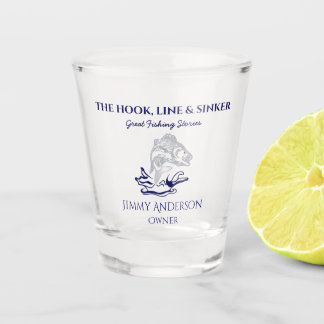 Vaso De Chupito Pesca Pescador Drinkware