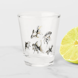 Vaso De Chupito Pescado de oro