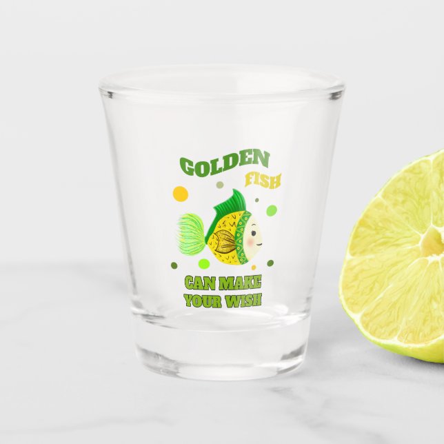 Vaso De Chupito Pescado dorado (Anverso)