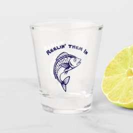 Vaso De Chupito Pescado Relajándolas En