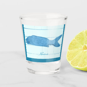 Vaso De Chupito Pescados azules que nadan Thunder_Cove
