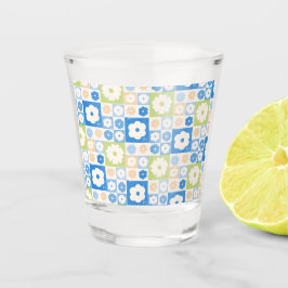 Vaso De Chupito Pétalos en Silencio 06. Patrón floral.