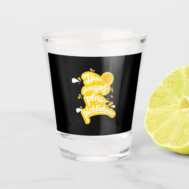 Vaso De Chupito Pickleball - Live Lauren Play Pickleball (Anverso)