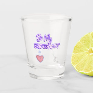 Vaso De Chupito Pide ser Dama de Honor Ratón Daisy
