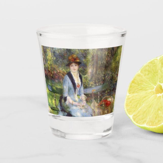 Vaso De Chupito Pierre-Auguste Renoir - Dans les Rosas (Anverso)