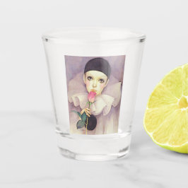 Vaso De Chupito Pierrot años 1980