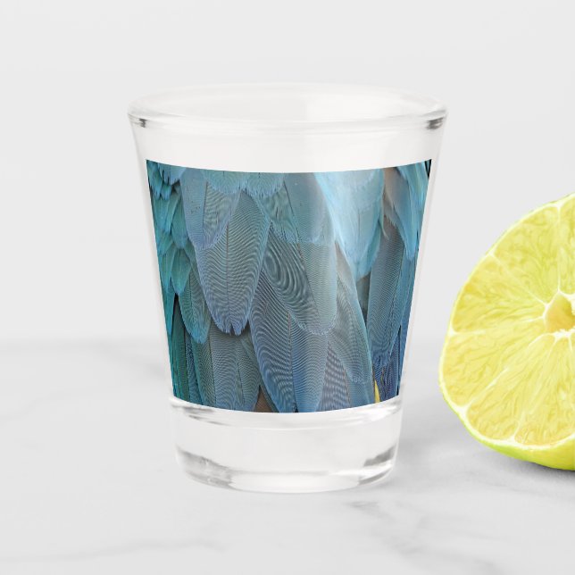 Vaso De Chupito Pieza azul (Anverso)