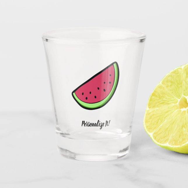 Vaso De Chupito Pieza de sandía (Anverso)