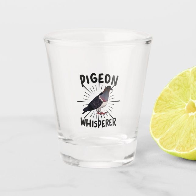 Vaso De Chupito Pigeon - Pigeon Whisper (Anverso)