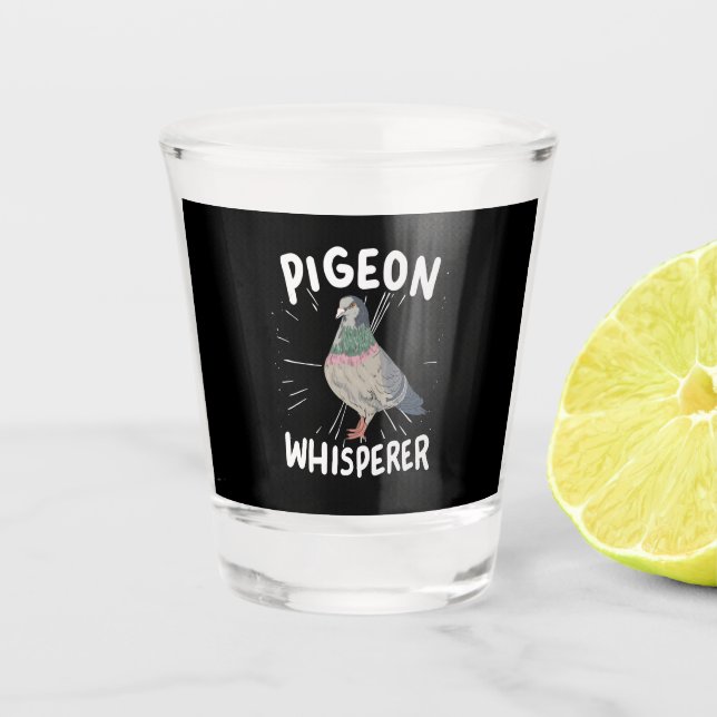 Vaso De Chupito Pigeon - Pigeon Whisper (Anverso)