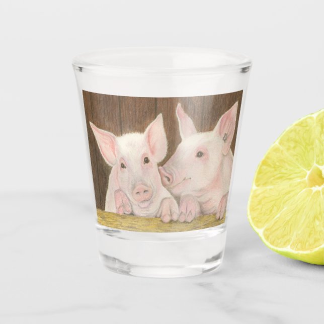 Vaso De Chupito Piglets (Anverso)