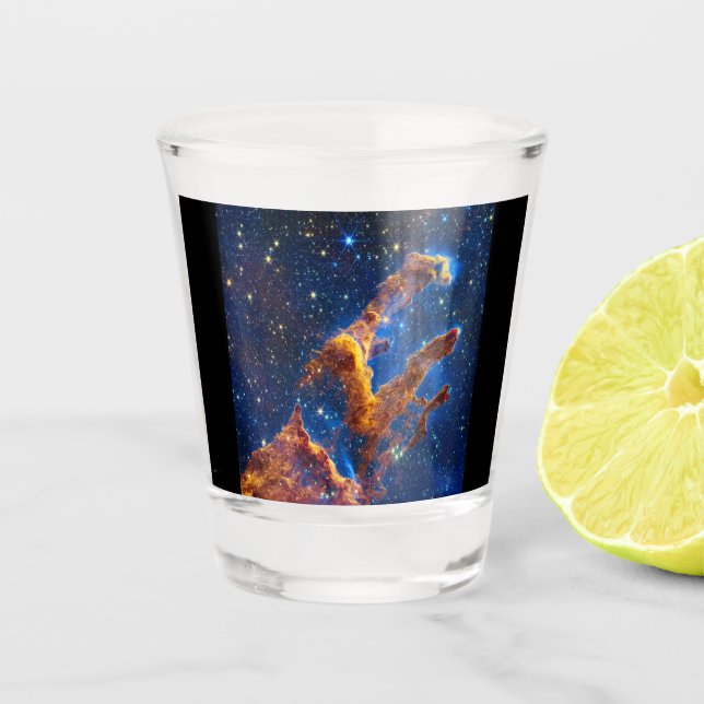 Vaso De Chupito Pilares de la creación - Astronomía de James Webb  (Anverso)
