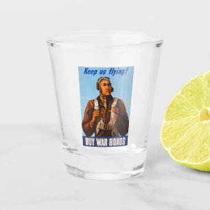 Vaso De Chupito Pilotos de Caza Aviadores Afroamericanos de la Seg