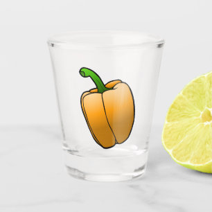 Vaso De Chupito Pimiento morrón naranja